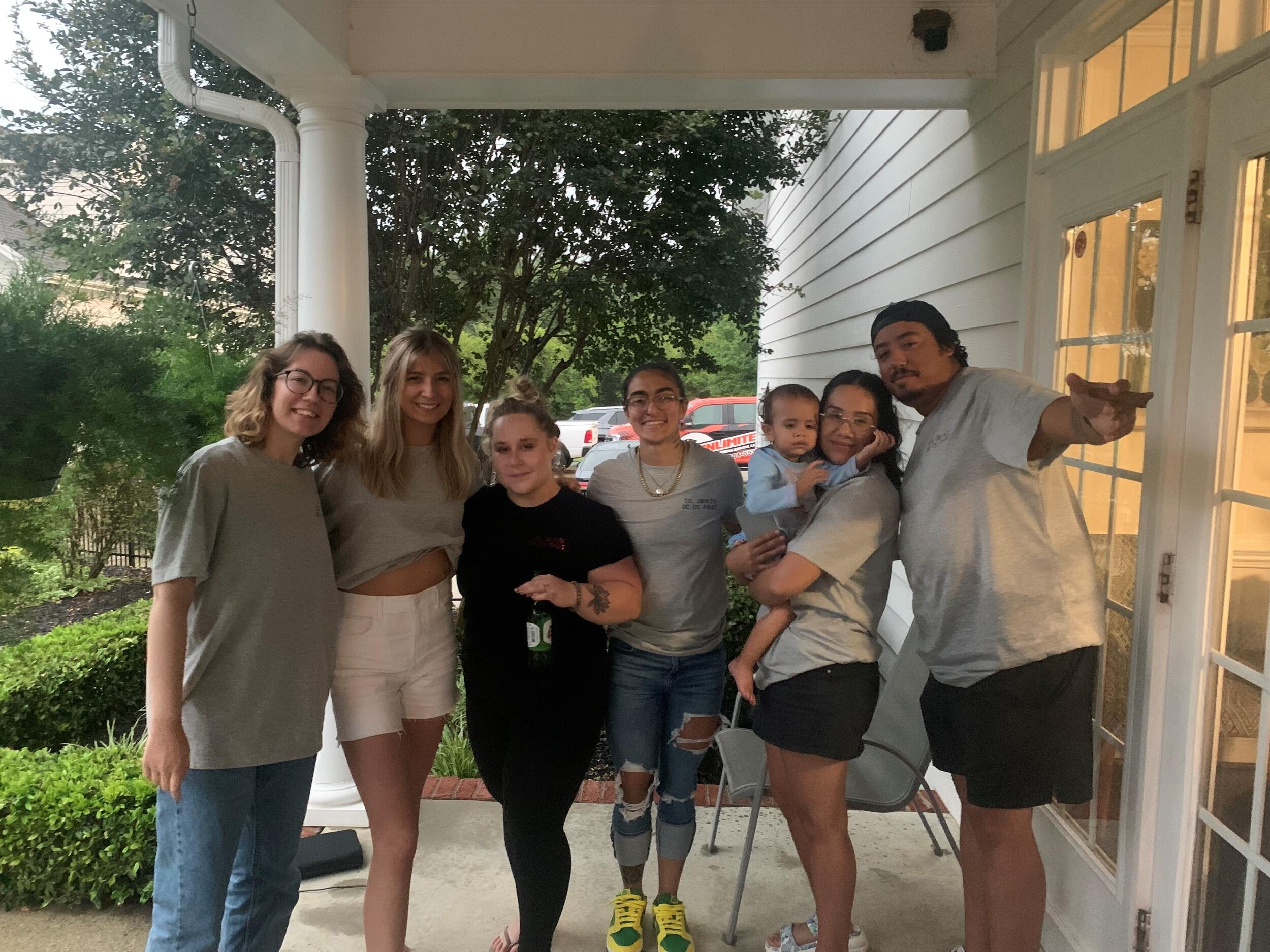 Rio, Danielle, Hanna, Arielle, Saint, Maylyn, Yomar. the OG's