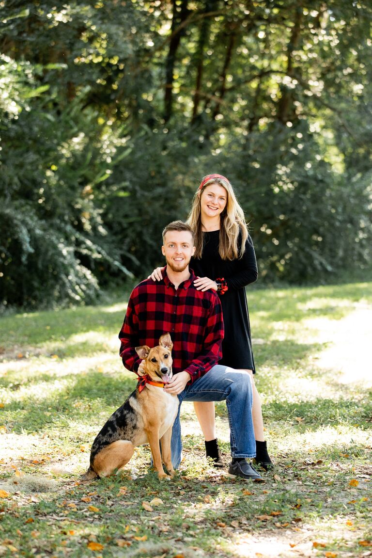 Ben and Savannah adopted Poppy. Poppy is so important to our love story in that she brings us closer together. We have always united on our love for animals. We chose our venue in hopes that Poppy may also be a part of our wedding party and celebration.
