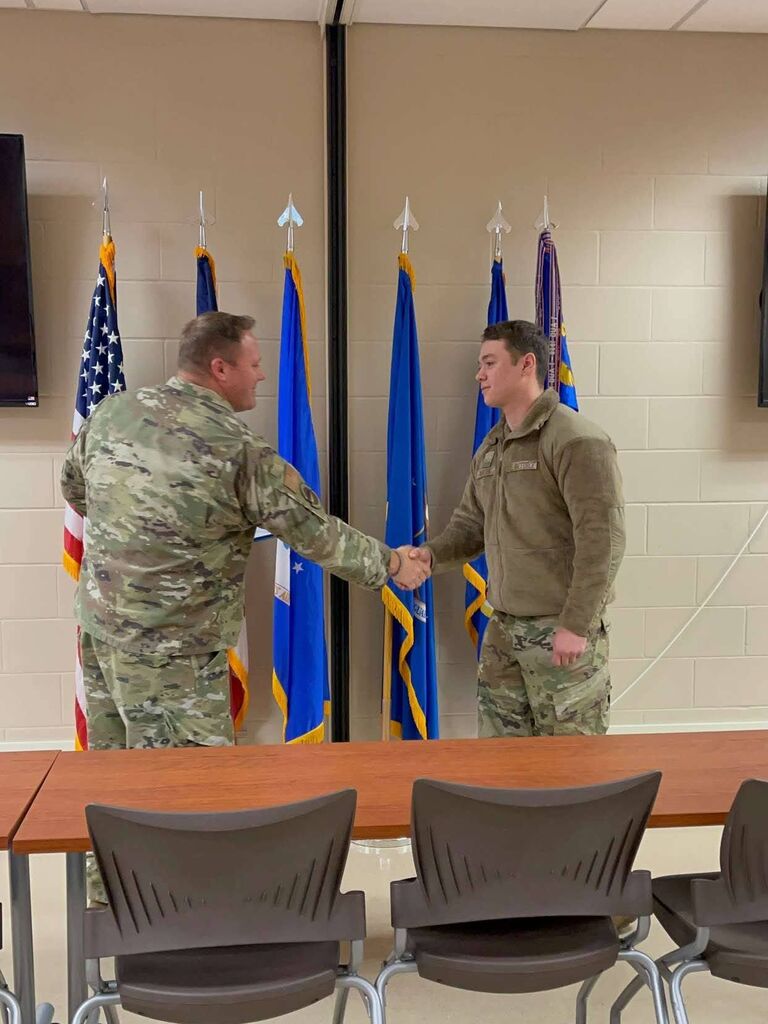 After serving active duty, Matthew decided to join the Air National Guard 