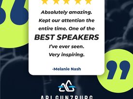 Funny & Interactive Keynote Speaker Ari Gunzburg - Motivational Speaker - Denver, CO - Hero Gallery 2