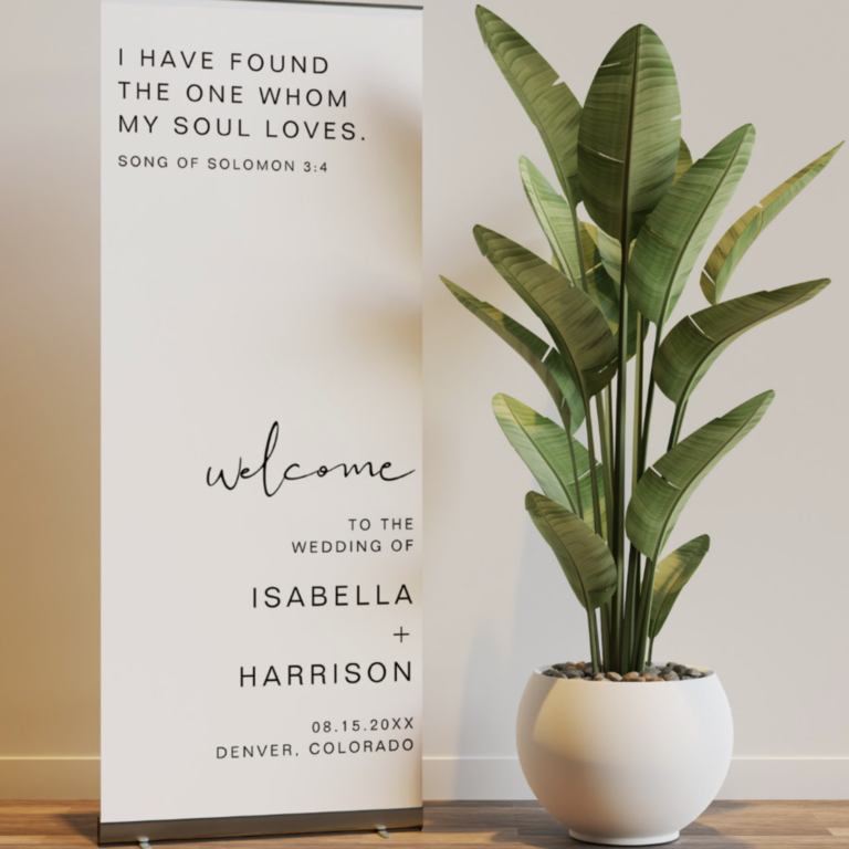 Modern Religious Welcome Banner