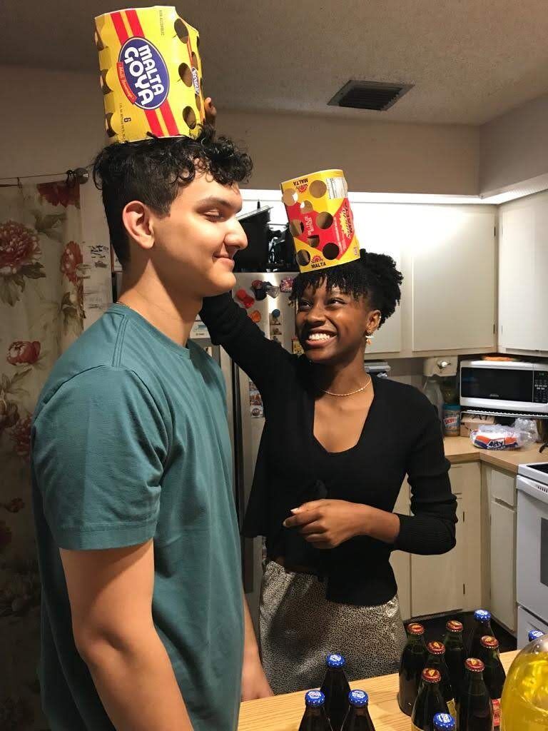 The day we started our courtship together.