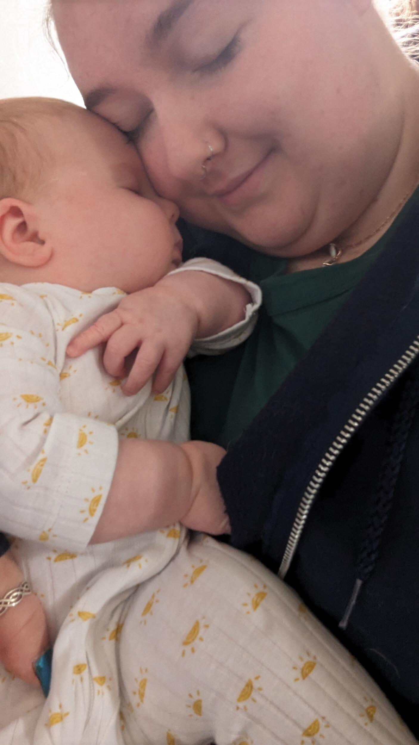 Pipers first time visiting to meet the new addition of the family, her niece, Jadzia. Baby fingers had grabbed onto her heart and wouldn't let go. 