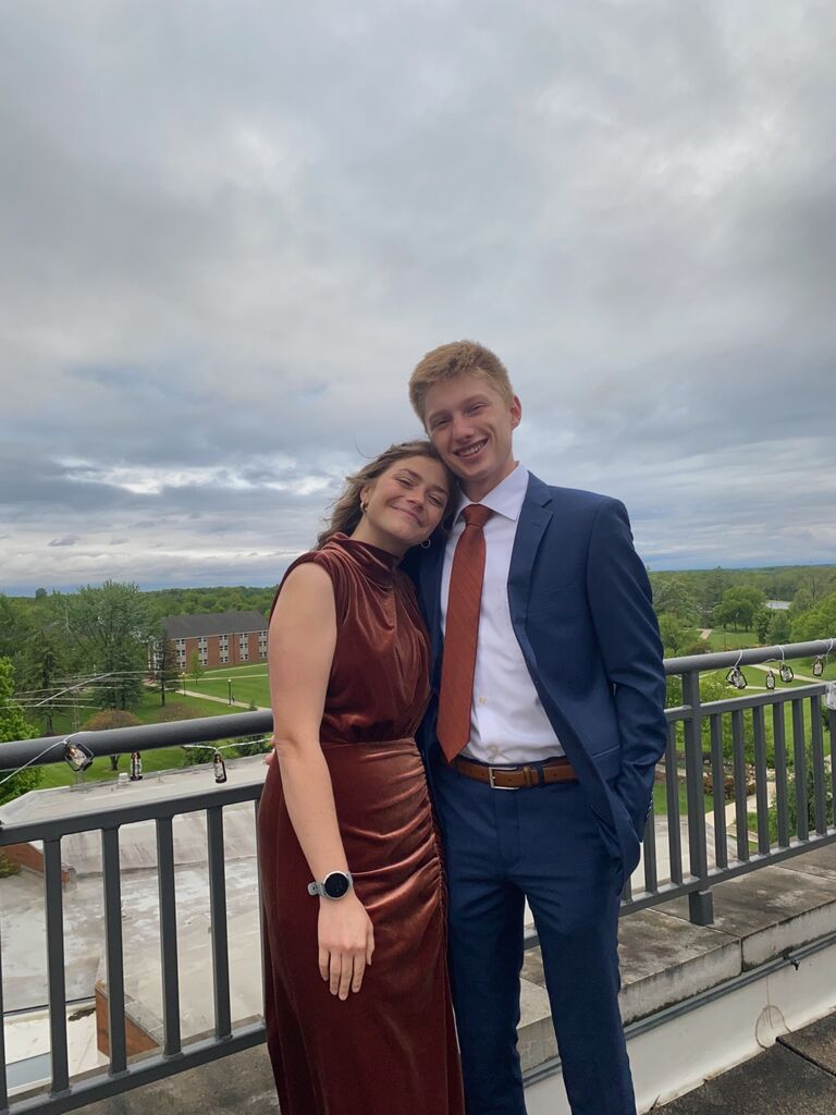 We went to Ritz on the Roof, which is a dance for seniors at Taylor!