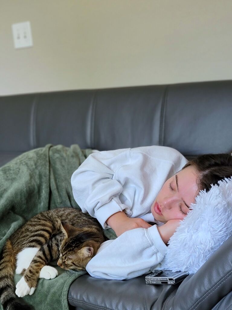 Nothing beats an afternoon nap with Frodo