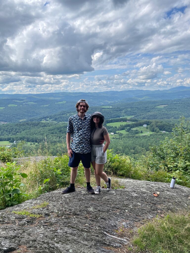 A hike in the wonderful Green Mountain Range! This is where they decided that they want to reside in VT.