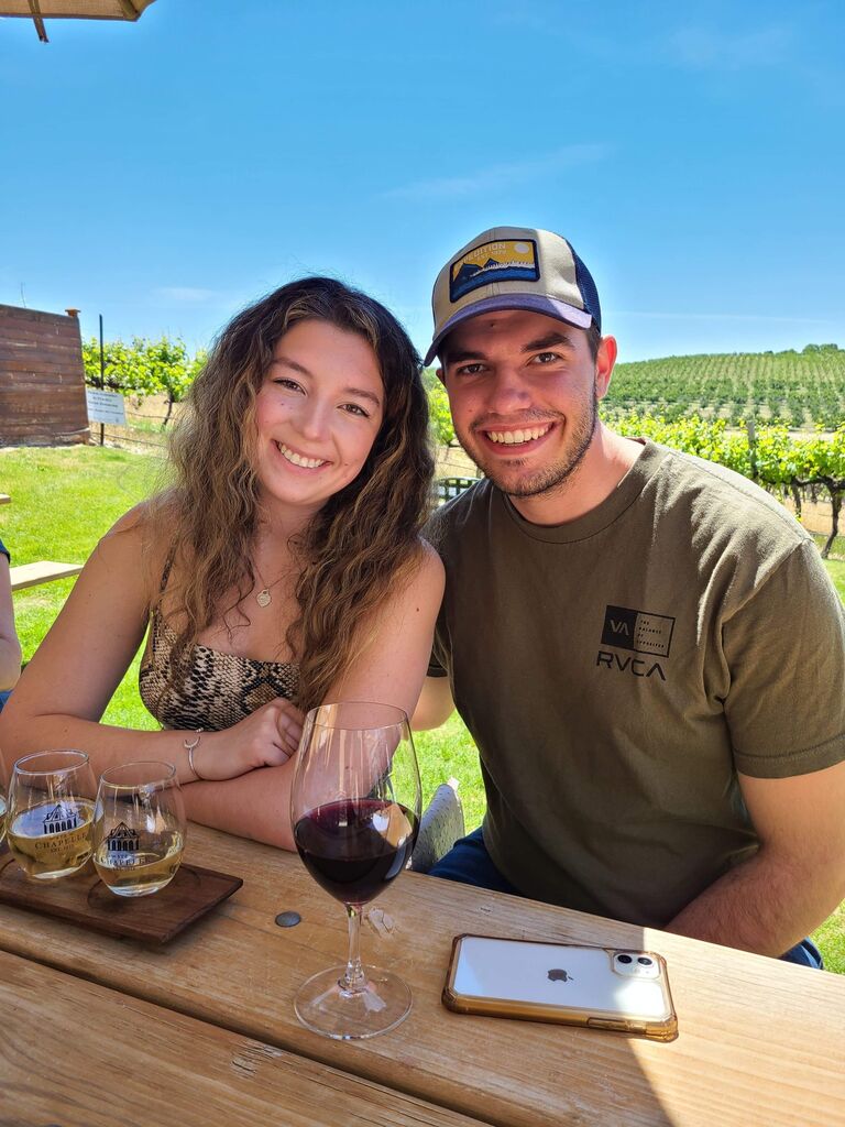 Enjoying our time in Boise together