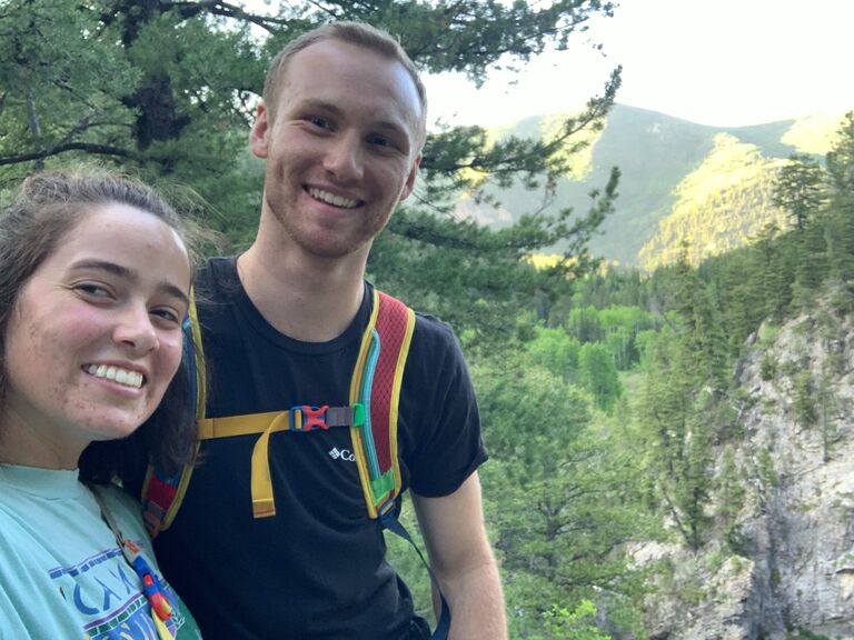 First date was hiking donut falls!