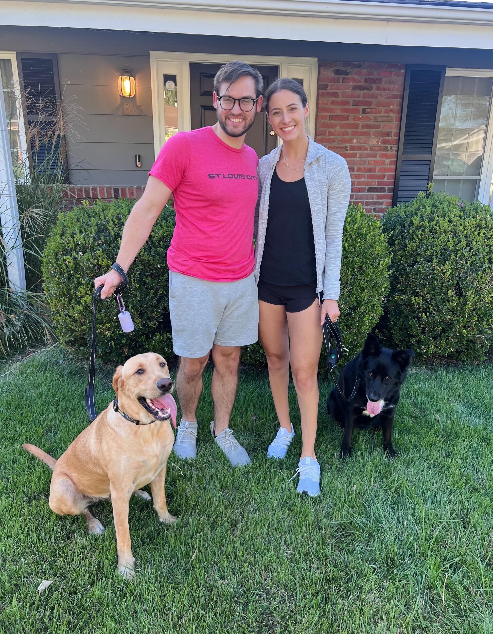 We bought a house! We've spent countless hours making renovations to make it feel like ours (and have much more to do)!