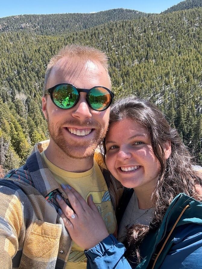 Engaged!! Looking forward to celebrating with everyone in Colorado!!!