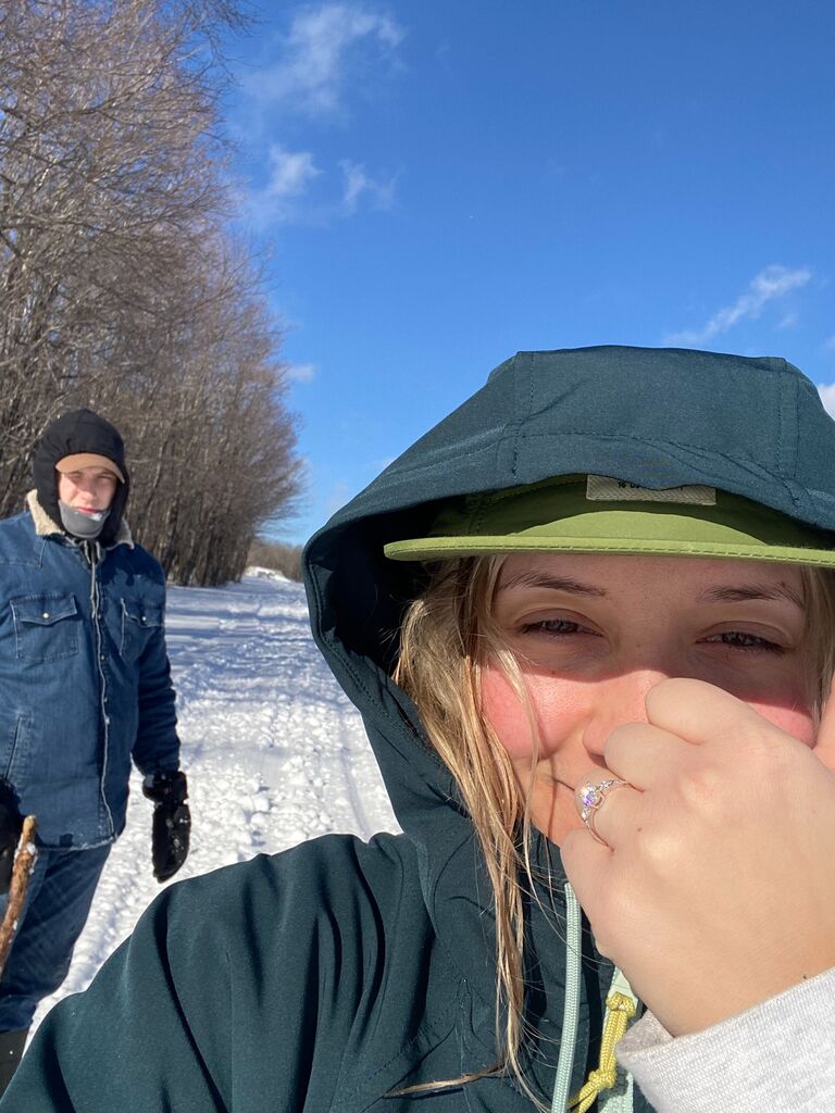 We officially moved to Vermont and set up our apartment, getting ready for married life