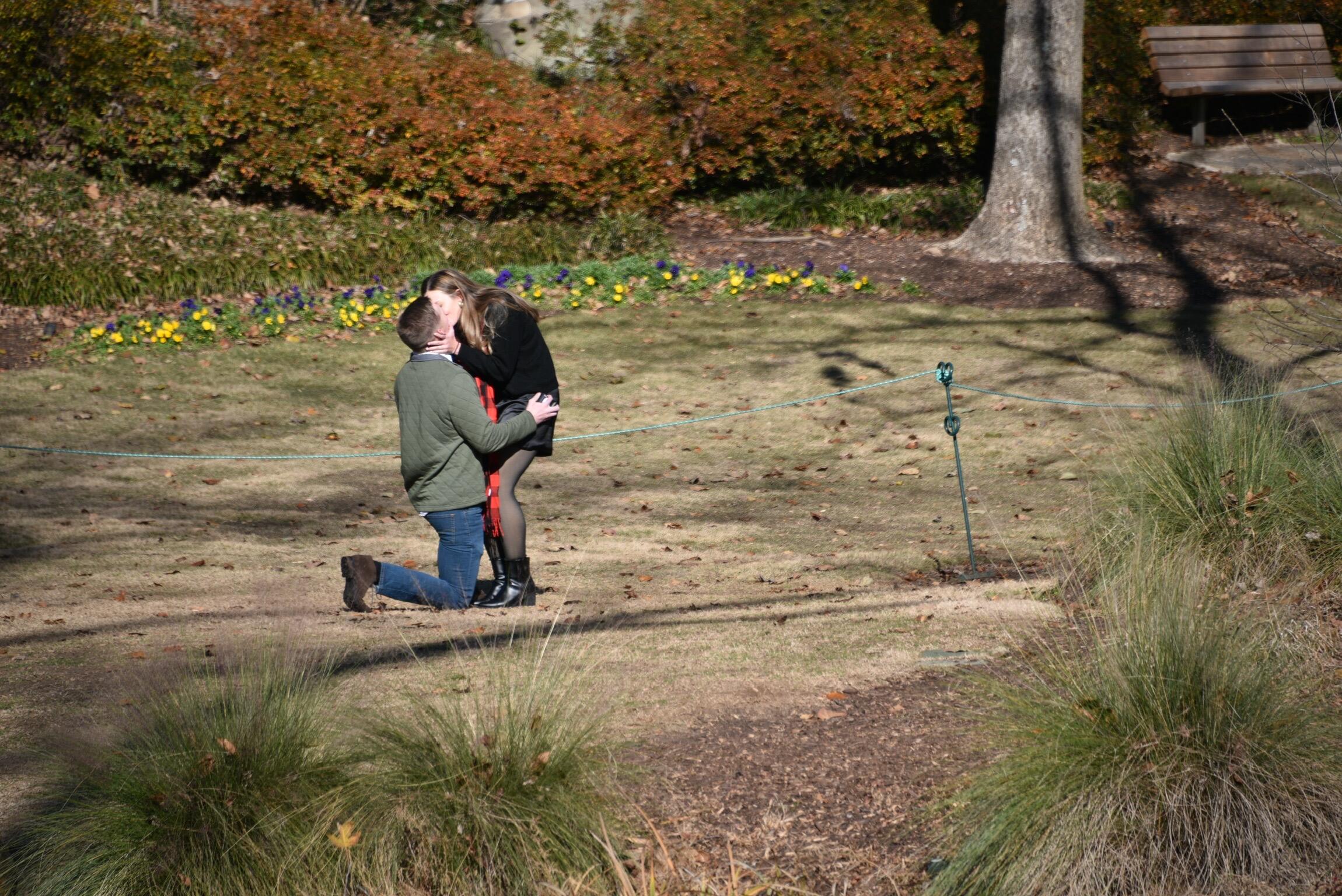 And of course, she said YES!