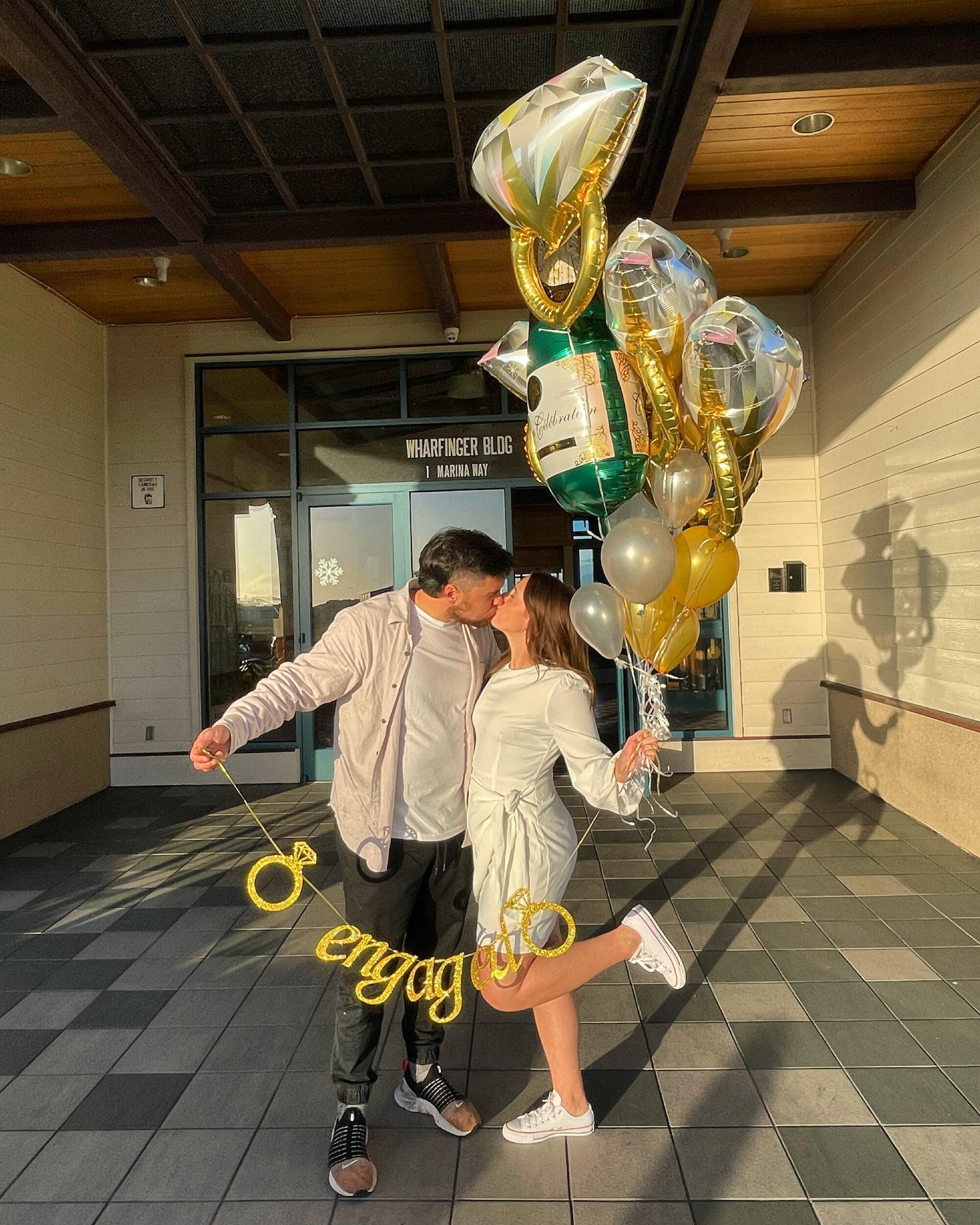 Celebrated our engagement with our friends and family