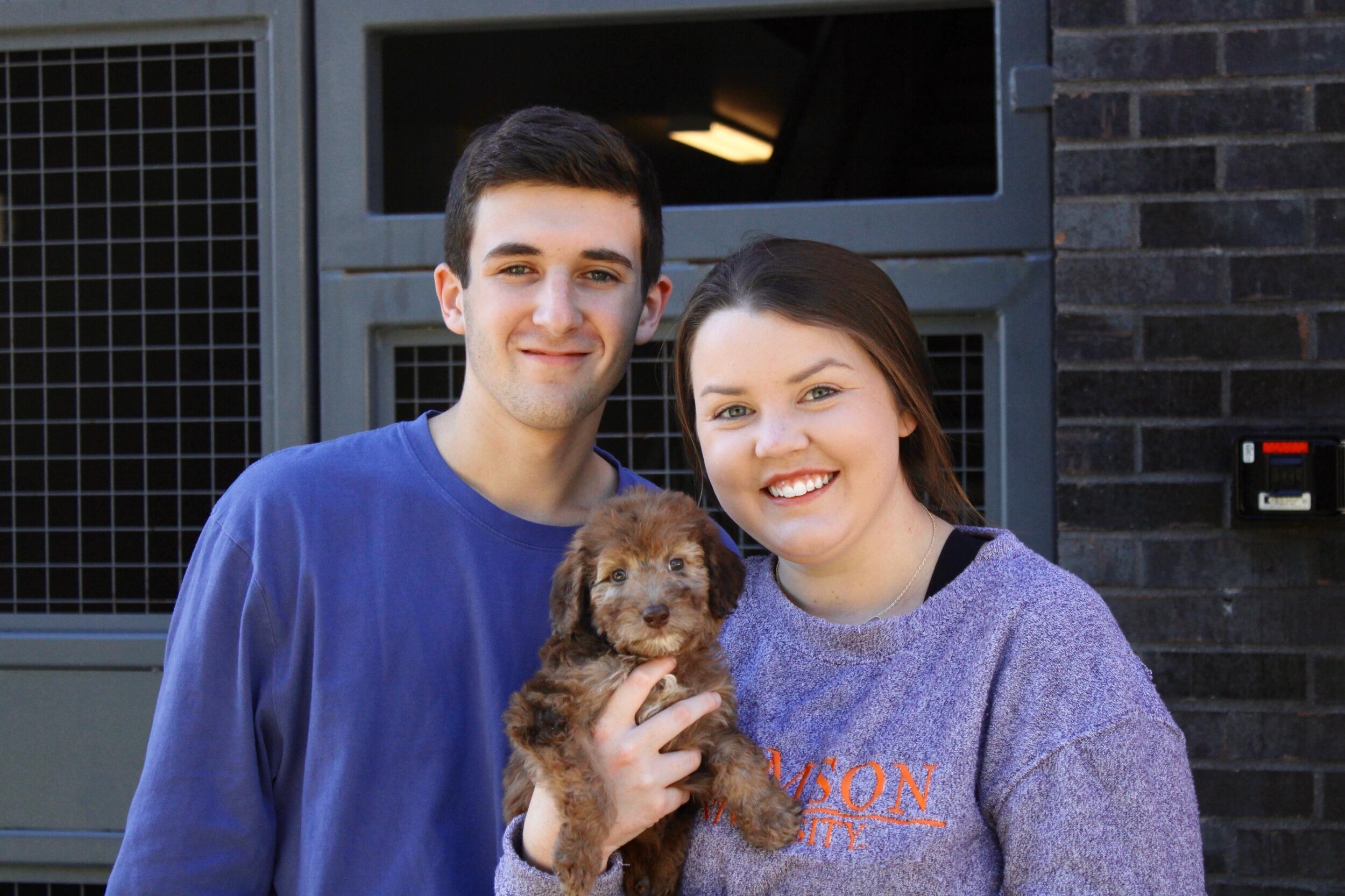 Our FURst child! Charlie is the most important person in his mom and dad's life! He might even make a surprise appearance on the wedding day!