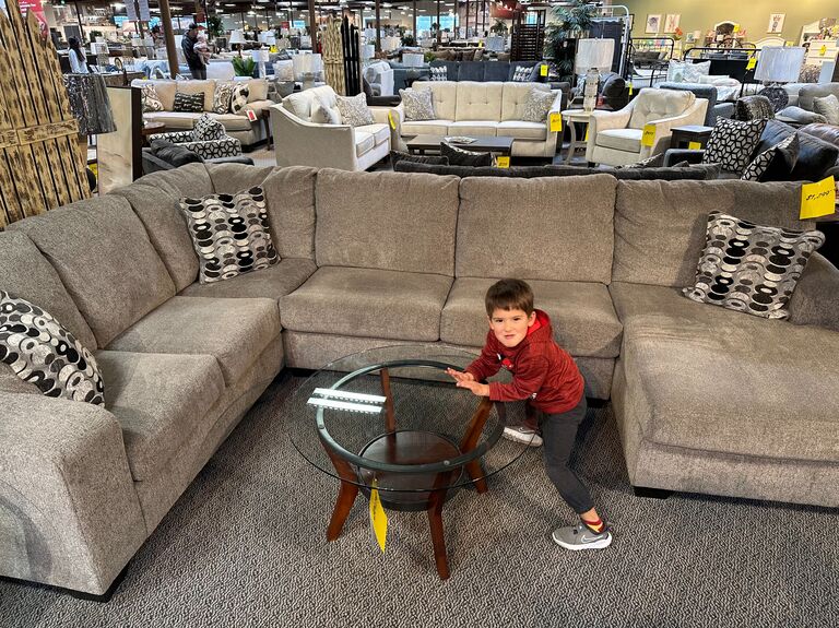 The beginning of 2023 brought us new adventures in East TN and started a whole new chapter in our lives.

This photo is just one of our favorites when we went furniture shopping with our little guy.