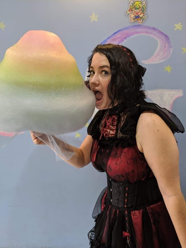 2019 started with a broken ankle, but it ended with a fantastic trip to Japan! We spent 3 weeks walking, eating, walking, and eating more as we ventured across Japan. This was the best trip ever. We hope to make it out there again soon! This picture is of Jennifer eating a whole bunch of cotton candy.