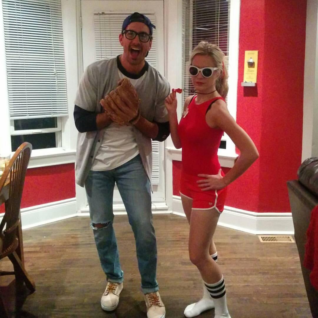 We don't often dress up for Halloween, but when we do, we dress up like characters from Kris' favourite movie, the Sandlot.