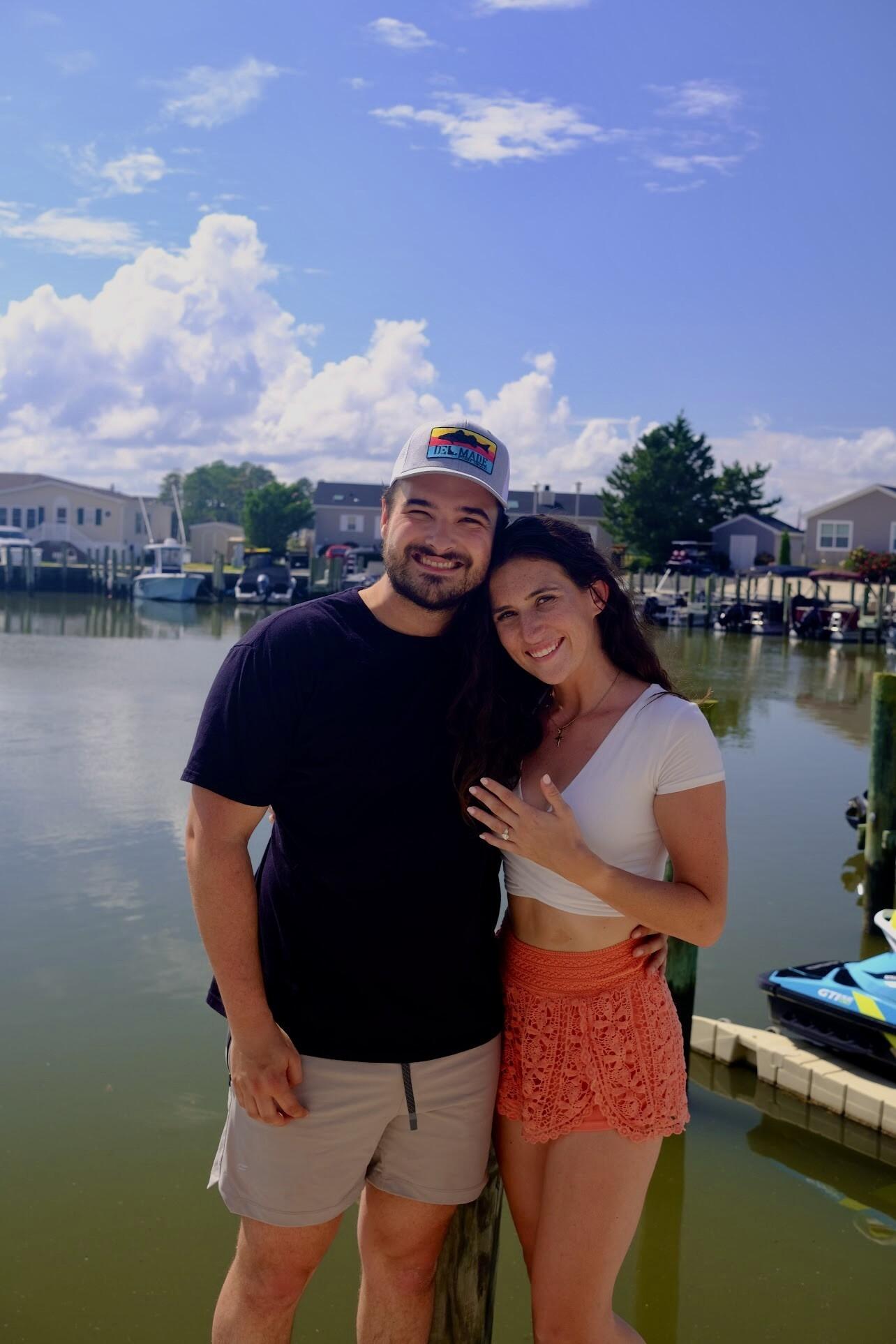 Hannah and Alex get engaged!

Alex popped the question at the beach where they always spend their summer days together.