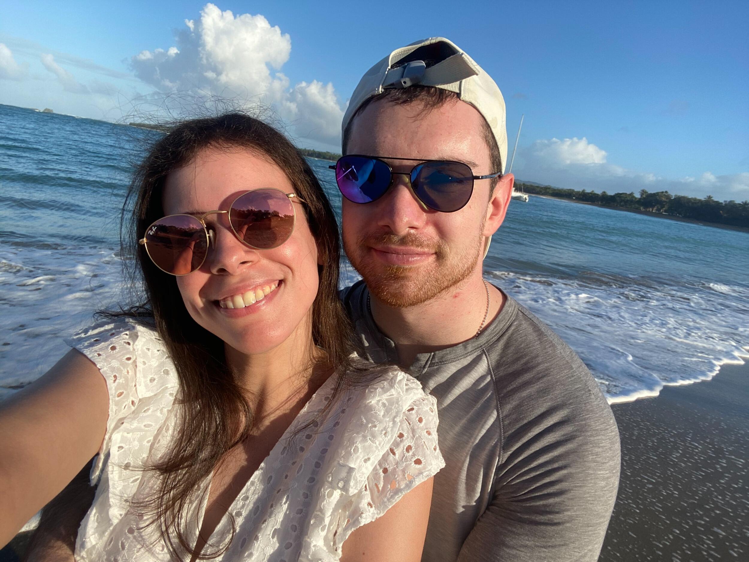 Brendan's first time in Puerto Plata, Dominican Republic. With a stringent curfew, we couldn't go anywhere... just to Tía Yesi's apartment on the beach for New Year's. 
