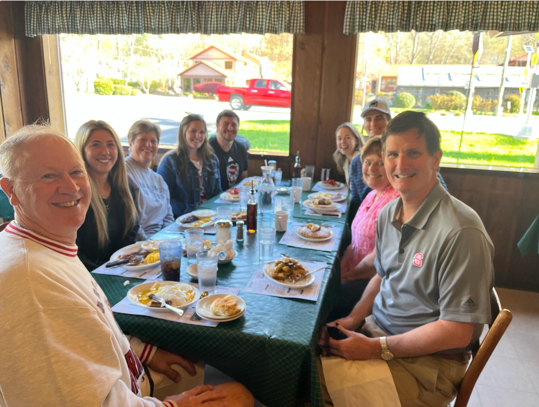 Thankful for the best family to celebrate with! (Plus Christopher on the phone from Florida!)