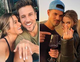 JoJo Fletcher's engagement ring; Tay Lautner's engagement ring