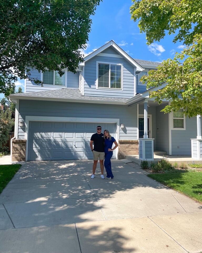 It was a very big decision of moving in together, nonetheless BUYING a house together. But we were over the long distance commute!