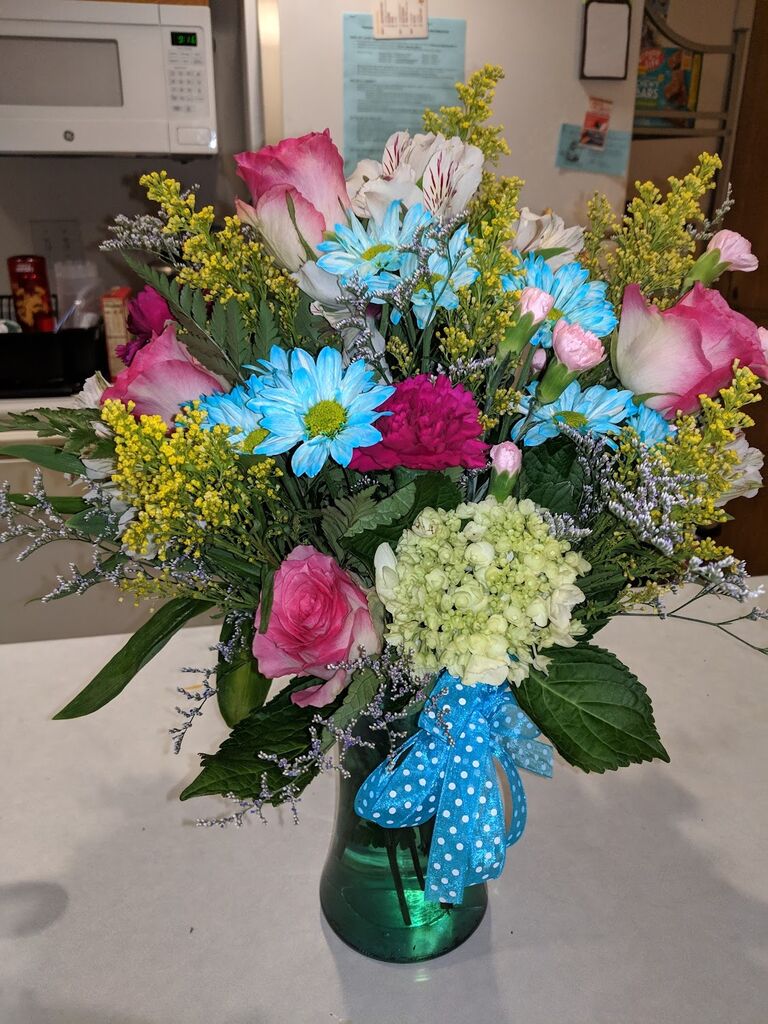 3 year anniversary! Flowers from Wyatt :)