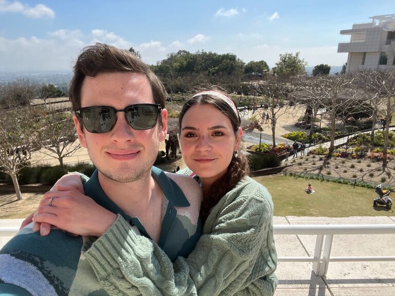 Our 2 year anniversary at the Getty Center