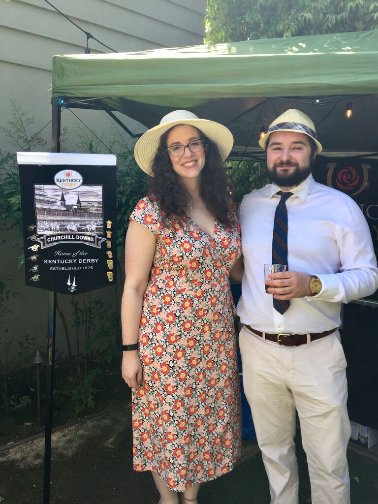 Attending Michelle's Aunt & Uncle's annual Kentucky Derby Party