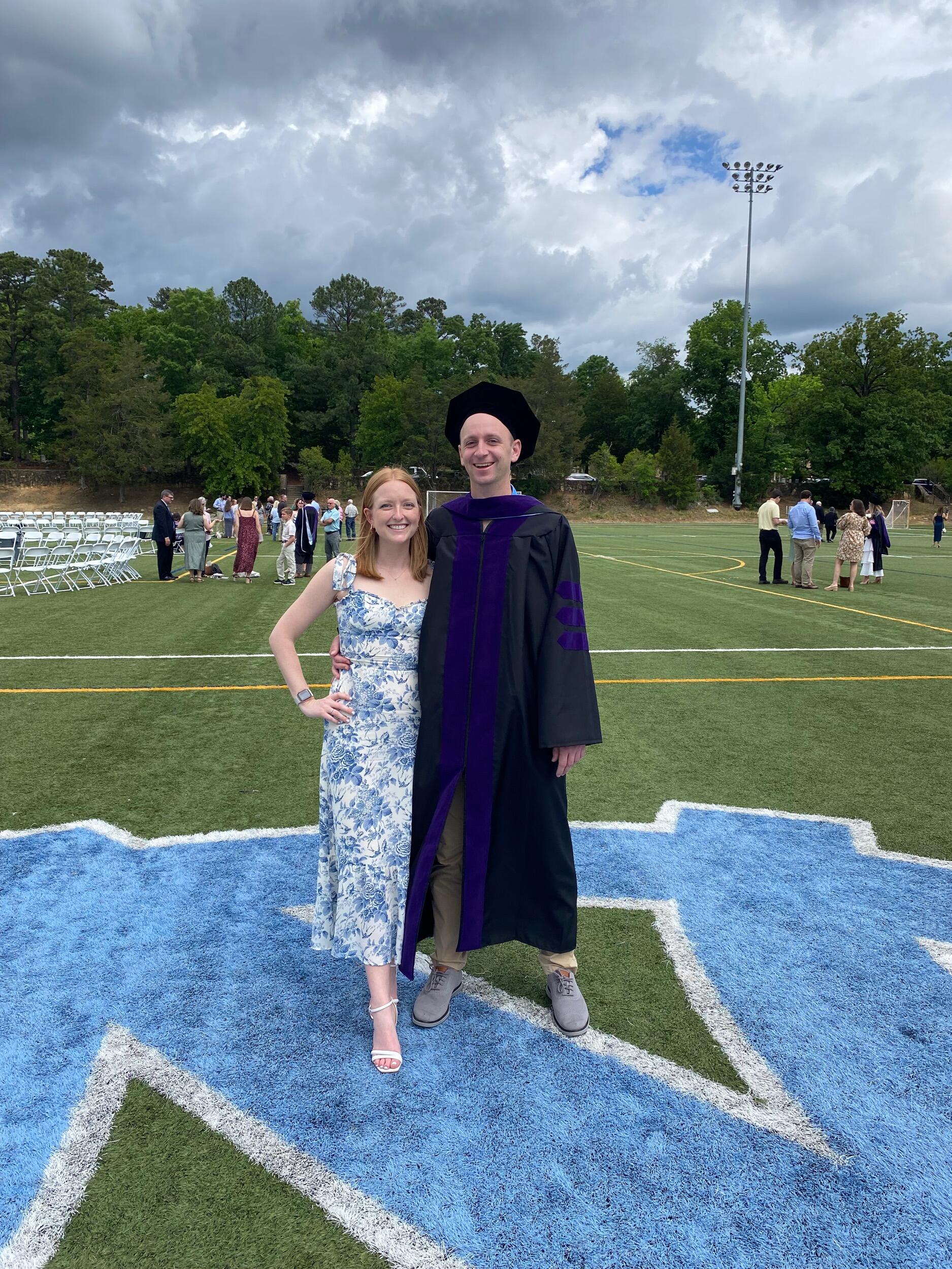 Zach graduates from the University of North Carolina School of Law.