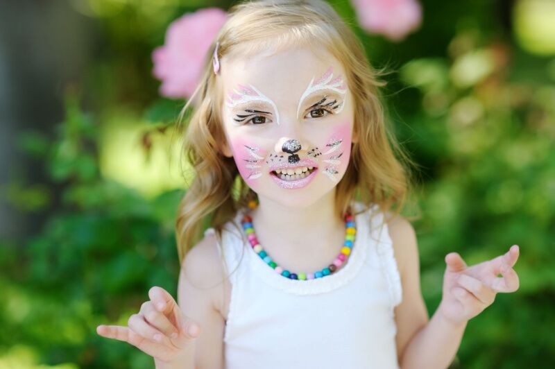 Hello Kitty party idea: face painter