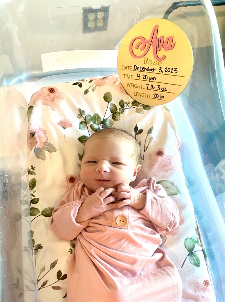 When our perfect baby girl, Ava Rose, was born!! The best, most incredible day of our lives!!