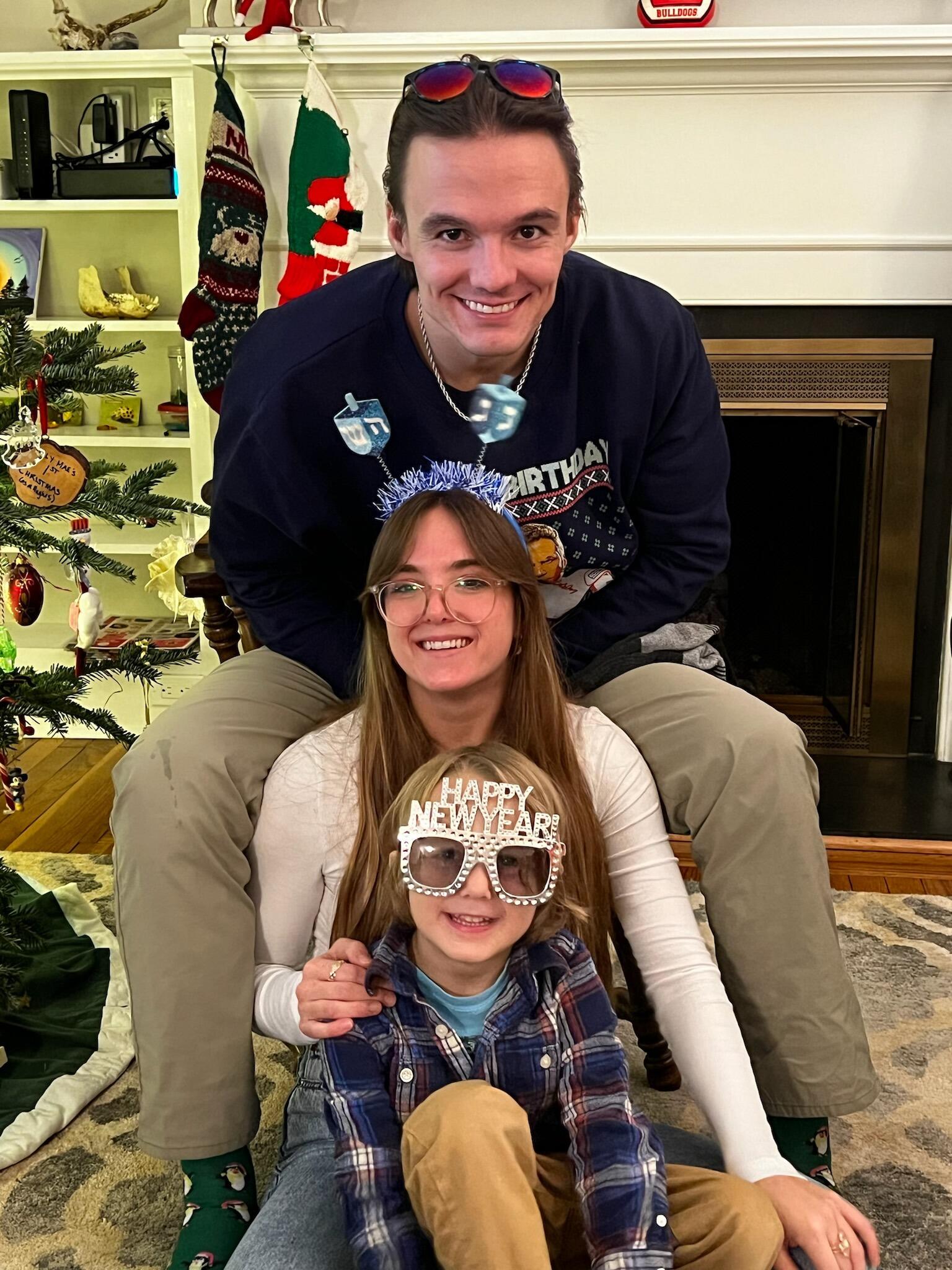 Dani took Ian to visit her family in Connecticut.