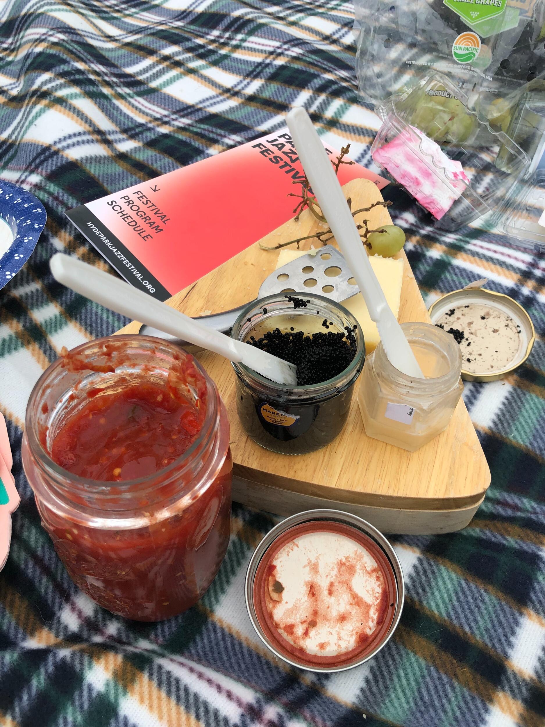 Derek invited Emily to a picnic date at the 41st Annual Chicago Jazz Fest complete with homemade garden salsa, honey, fancy cheese, caviar and his wild fermented wine (of course)! The two dine at Cafe Marie Jeanne (RIP) in Humboldt Park, but the night ends with just a long (confusing) hug. 


Derek picks things back up with his ex and Emily continues searching for a soulmate. 