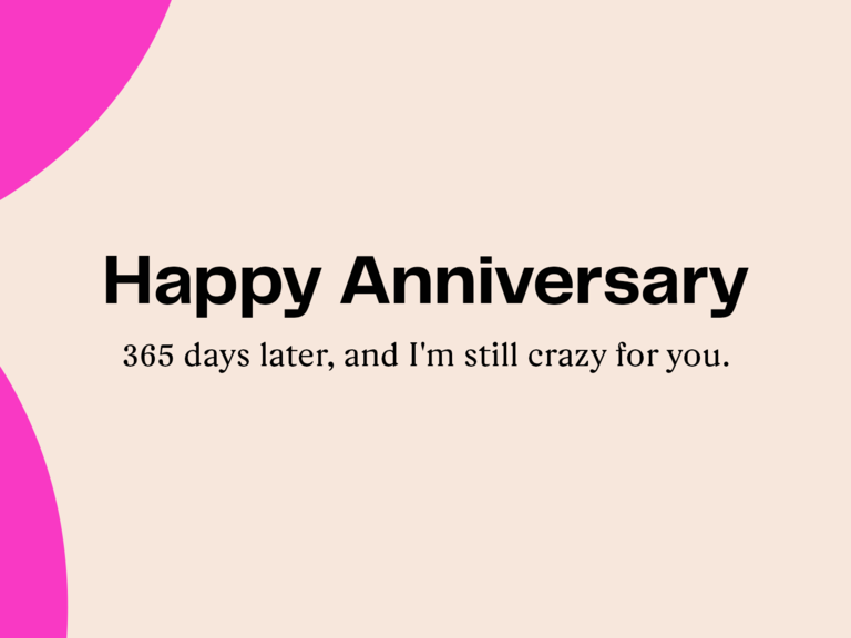 One year best sale anniversary for husband