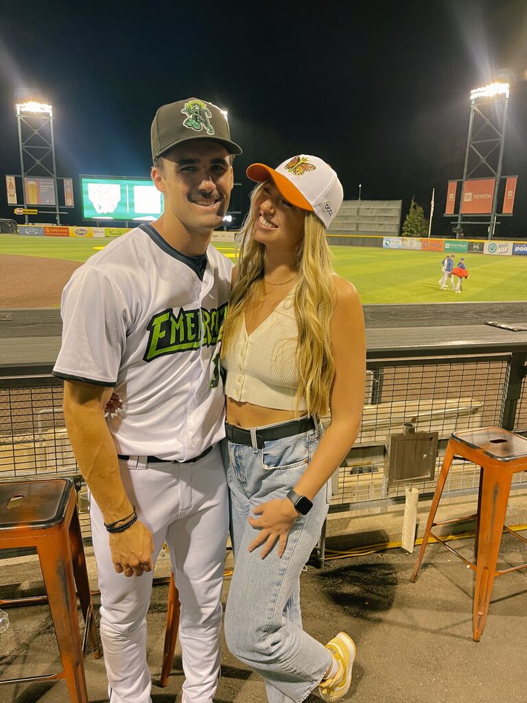 Eugene again with the Howells! Carter was named NWL player of the week that week because of us visiting him!