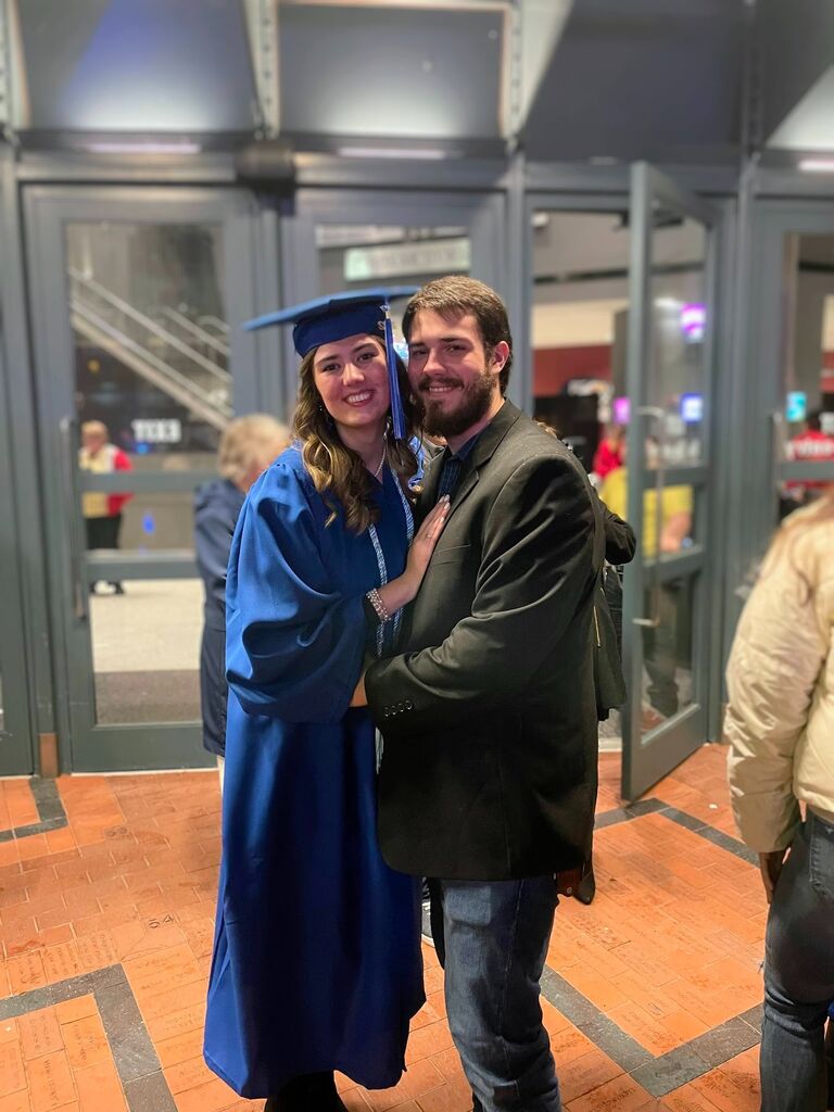 Malori graduated from Grand Valley State University! Justin was very proud.