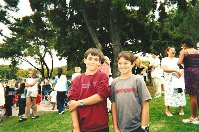 Anthony and Alex technically met in the 4th grade.