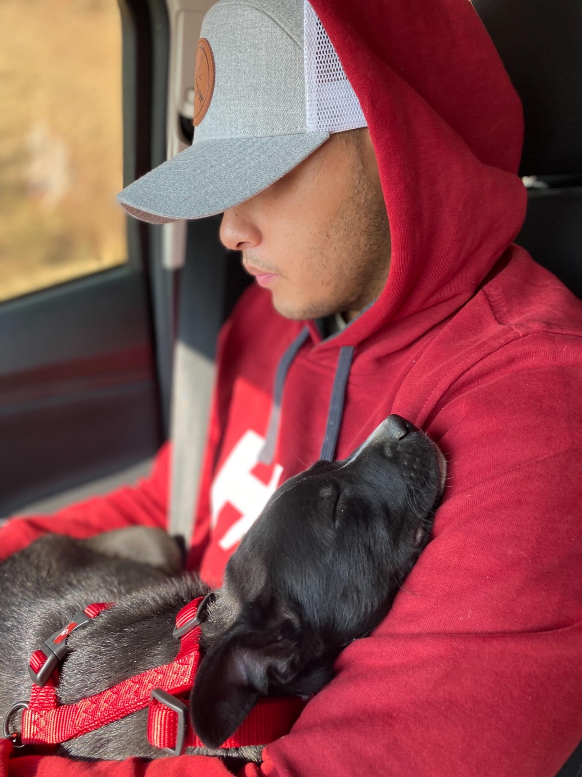 Teo flew into Utah, coming back from his deployment and Ella drove down from Idaho that day to go on a date with him. They spent the weekend together and made a spontaneous day road trip to Vernal to pick up Tucker! 