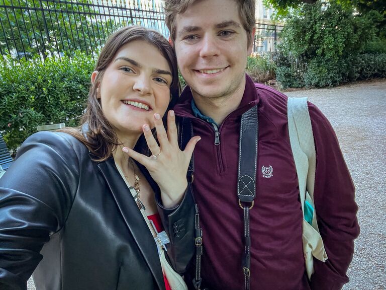We got engaged in Luxembourg Gardens in Paris! 

Treated ourselves to an amazing trip to Europe in celebration of Jason's graduation. 
