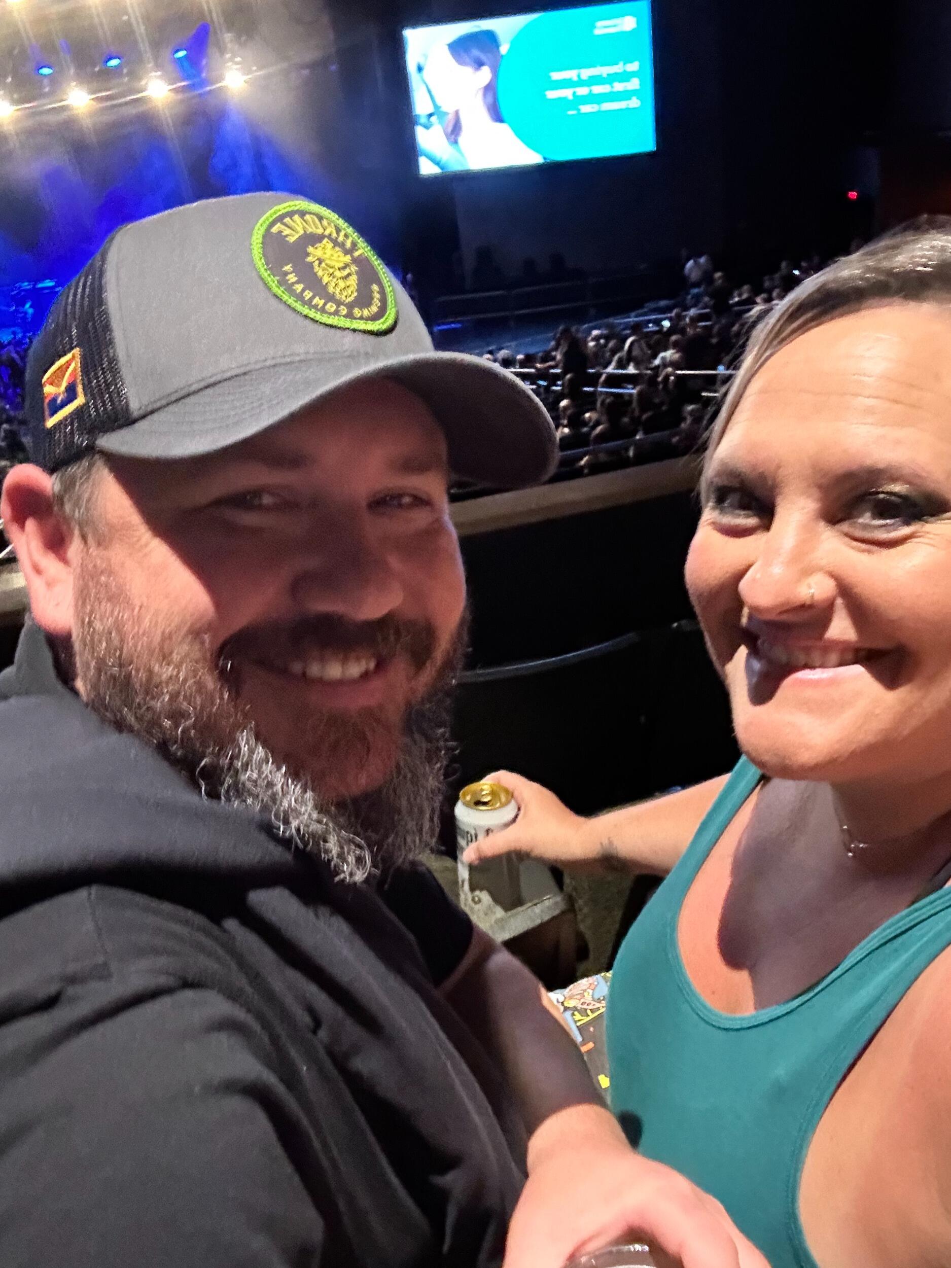 Our first concert together. We saw Live and Stone Temple Pilots. 