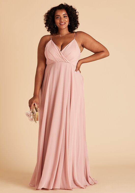 Birdy Grey Kaia Dress Curve in Dusty Rose Bridesmaid Dress The Knot