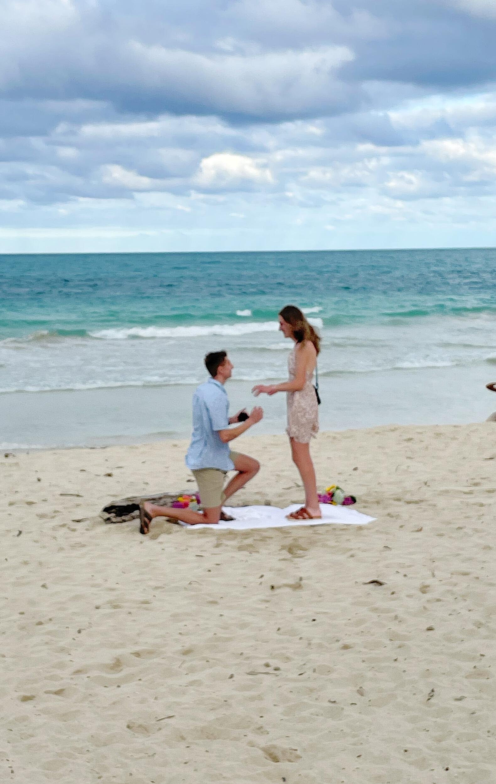 The proposal! We now have a stronger love for St. Patrick's Day ;)