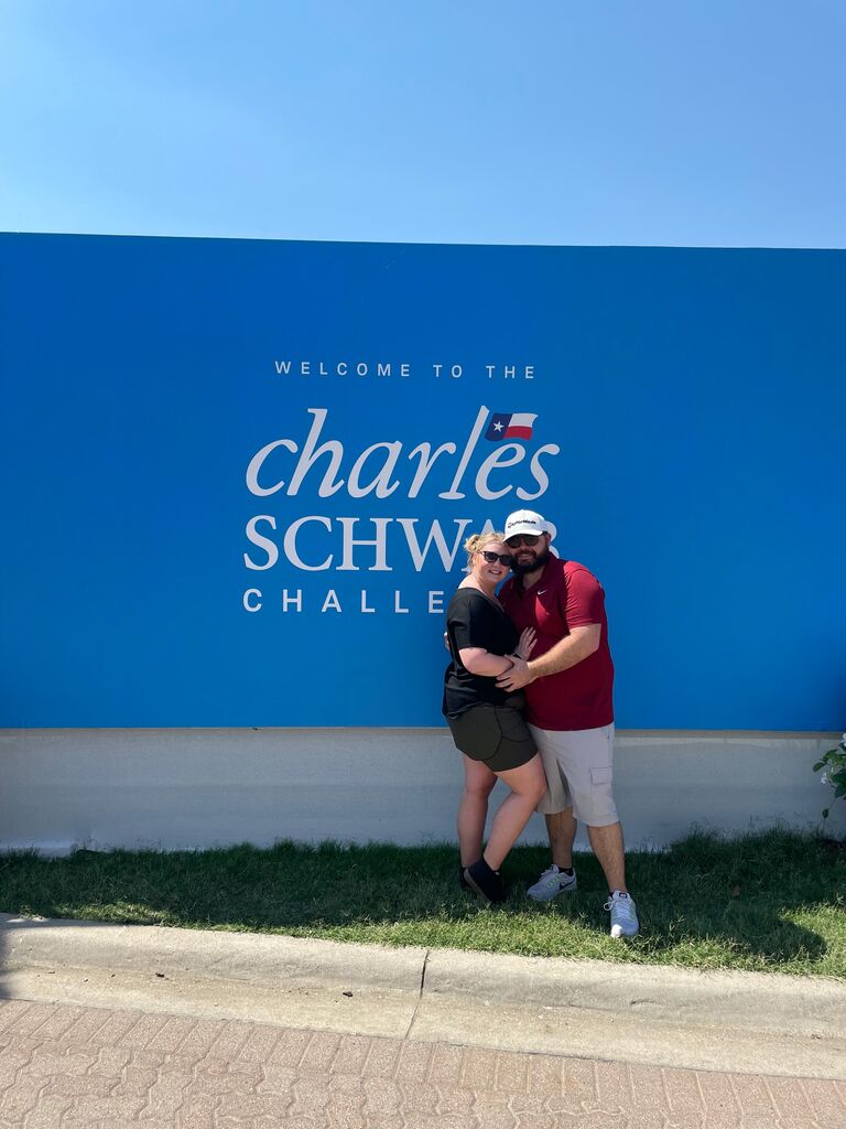 Date day at the Charles Schwab Golf Tournament