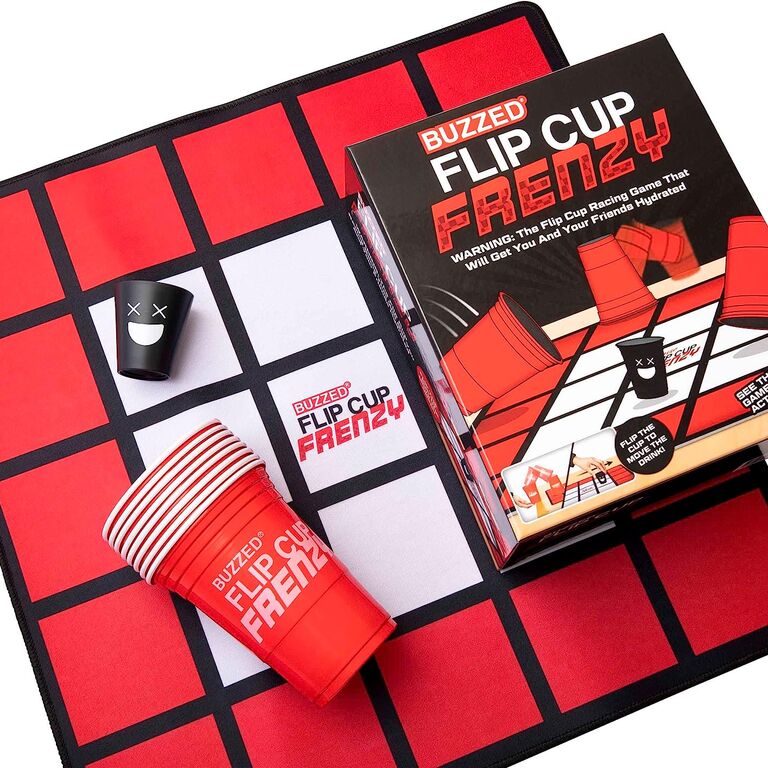 DRINK-A-PALOOZA Board Game: Fun Drinking Games for Couples Game Night | The  Drinking Board Game for Parties That Combines Beer Pong + Flip Cup + Kings