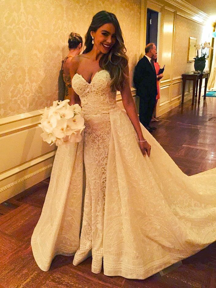Celebrity Wedding Dresses: Photos of the Top Searched Dresses of 2021