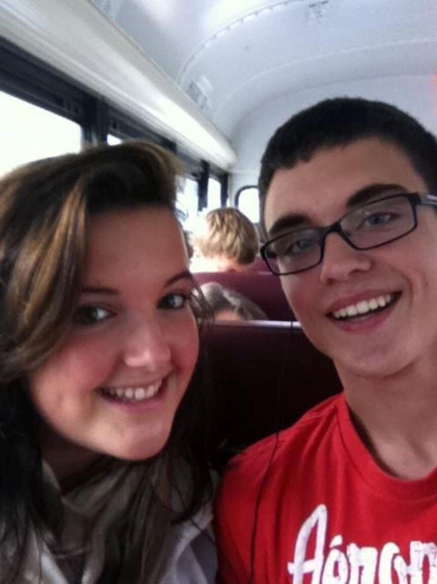 On our way to our first Mount View High School Chamber Singers concert. 