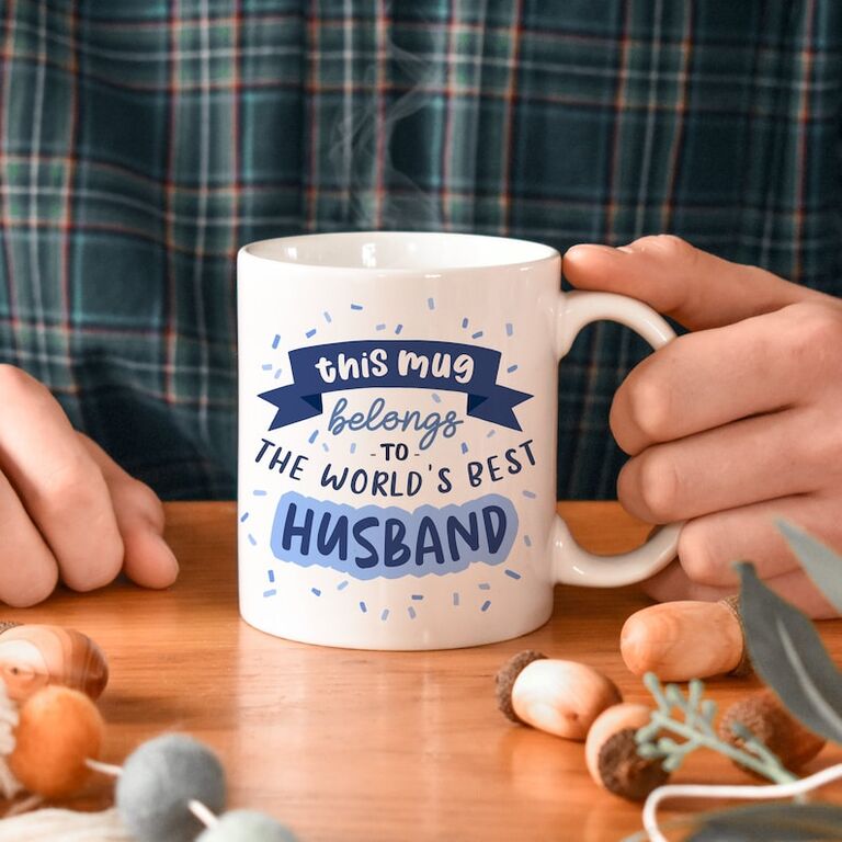 Mug saying "world's best husband"