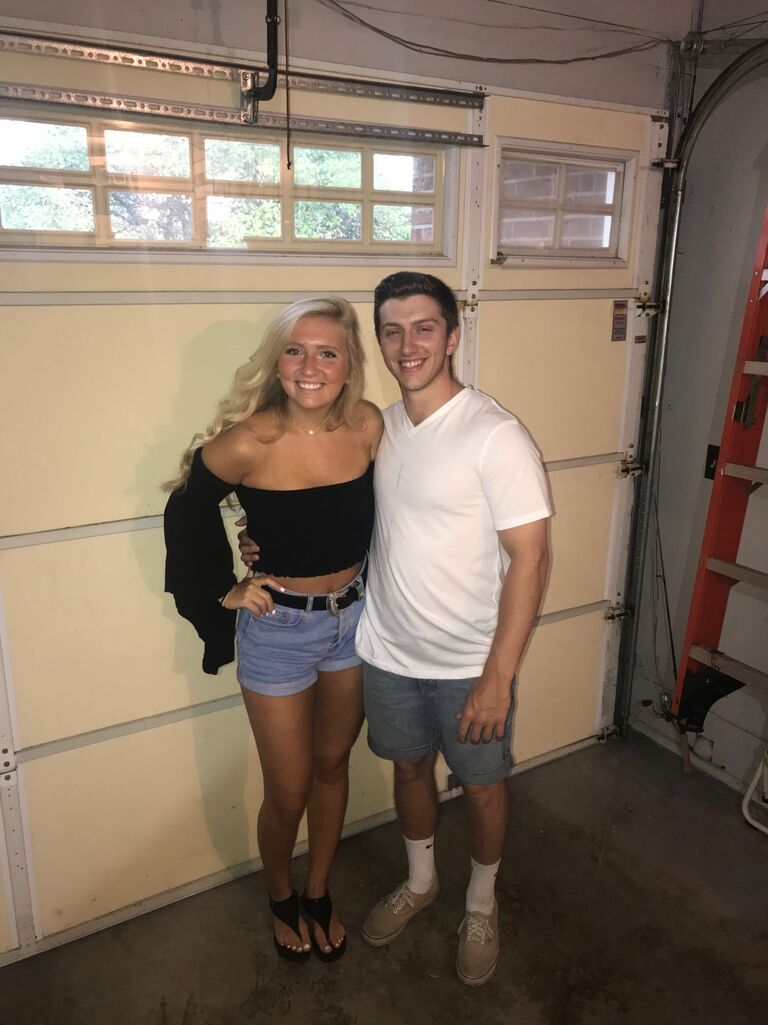 Another tradition of Marissa and Daniel is going to the Dick’s Open concert!! Daniel always has to wear jorts. 