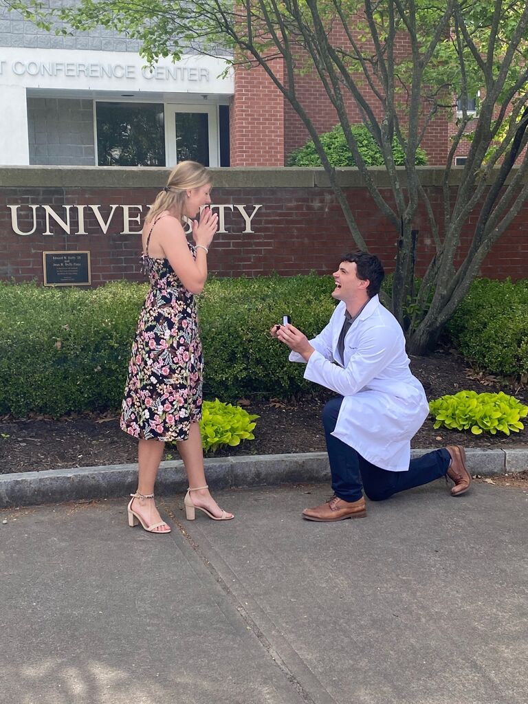 Caleb officially becomes a PT, DPT and we embark on a new journey ENGAGED!
